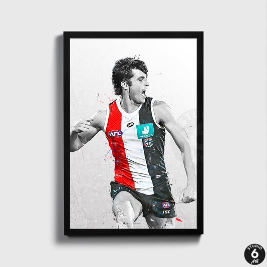 Jack Steele Poster and Canvas, Aussie Rules Football Print, AFL Print