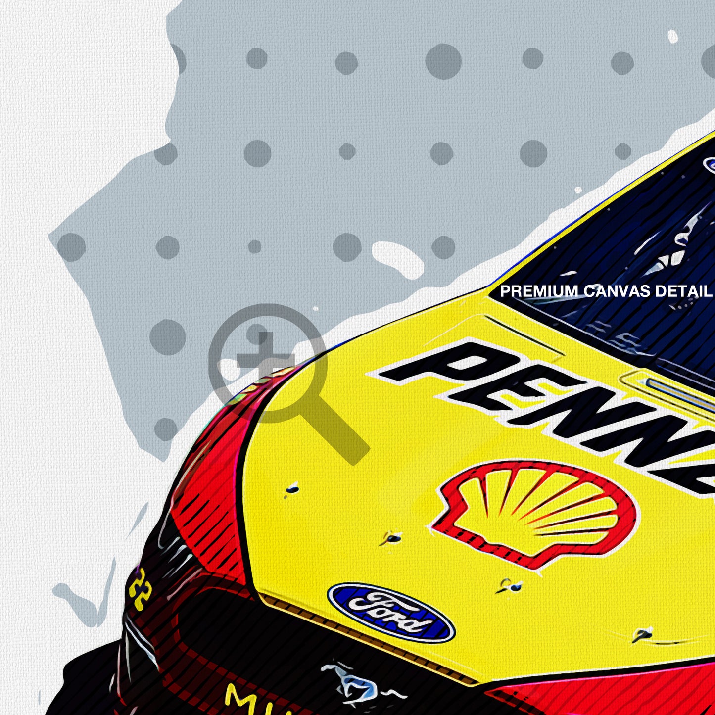 Joey Logano Nascar Art Print