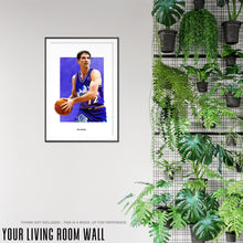 Load image into Gallery viewer, John Stockton Poster, Utah Jazz Basketball Fan Art Print, Man Cave Gift
