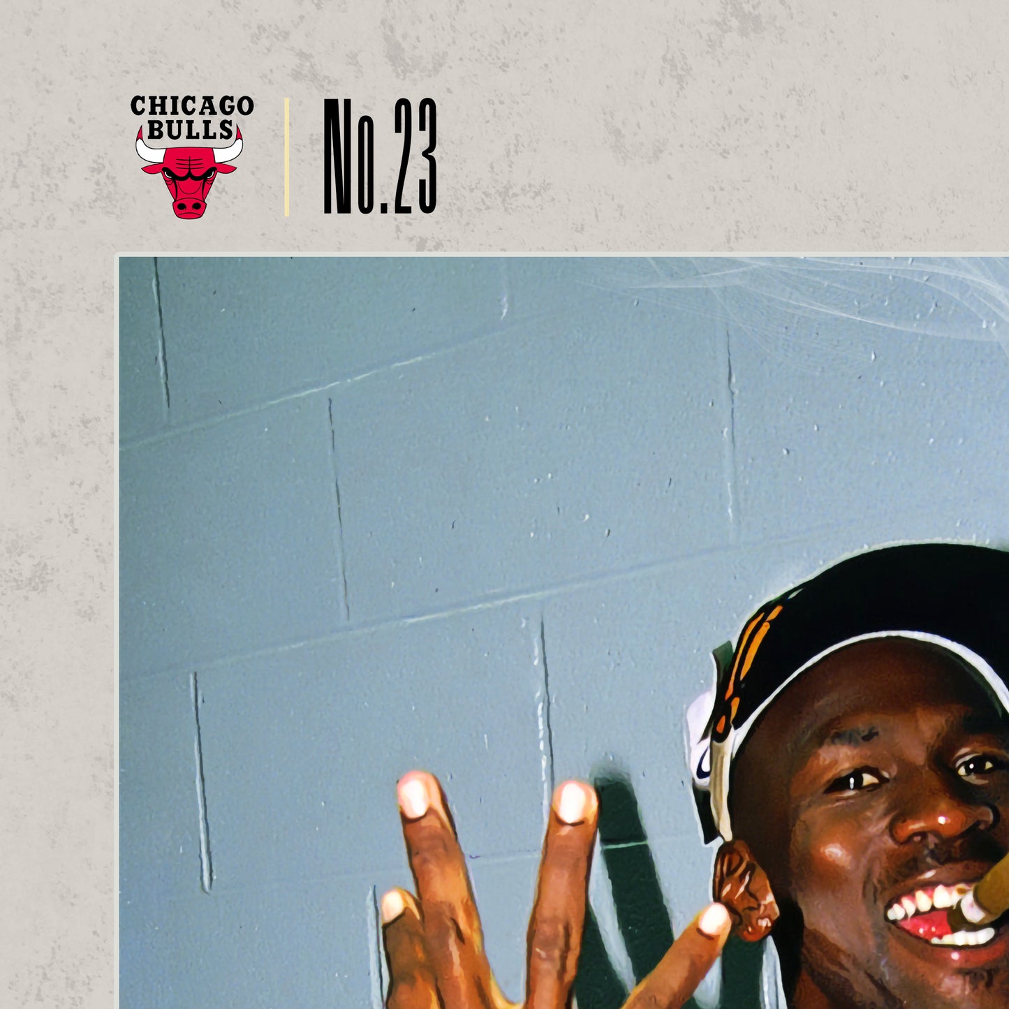Michael Jordan 1996 Championship Mid Century Modern
