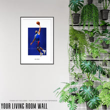 Load image into Gallery viewer, Kawhi Leonard Poster, Clippers Basketball Fan Art Print, Man Cave Gift
