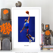 Load image into Gallery viewer, Kawhi Leonard Poster, Clippers Basketball Fan Art Print, Man Cave Gift
