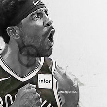 Load image into Gallery viewer, Kyrie Irving Nets Basketball Fan Art Print
