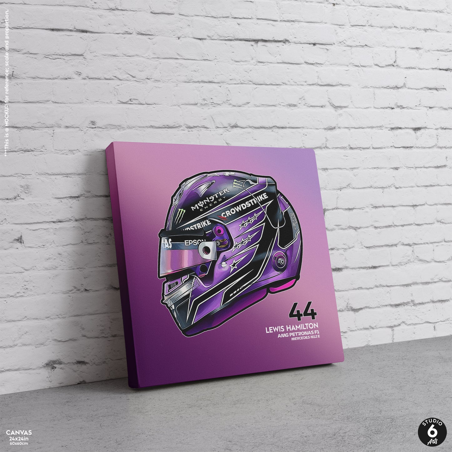 F1 Helmet Collections Canvas Prints