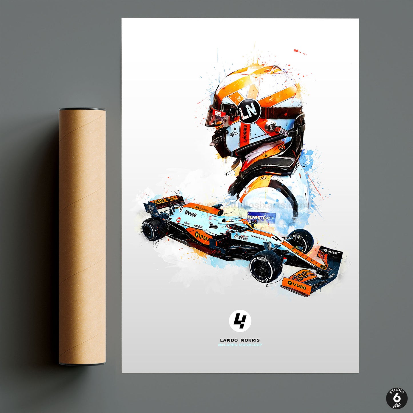 Lando Norris McLaren Monaco 2021