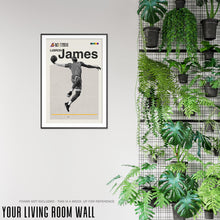 Load image into Gallery viewer, Lebron LA Lakers Basketball Mid Century Modern
