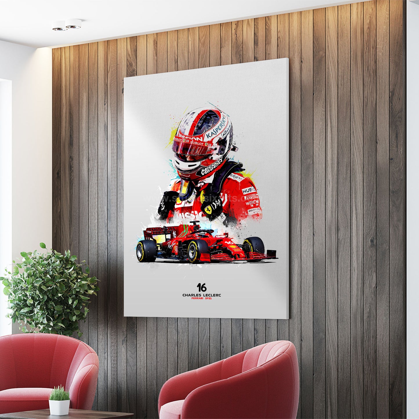 Charles Leclerc 2021 Ferrari