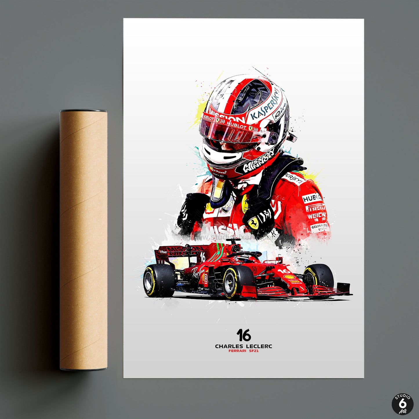 Charles Leclerc 2021 Ferrari