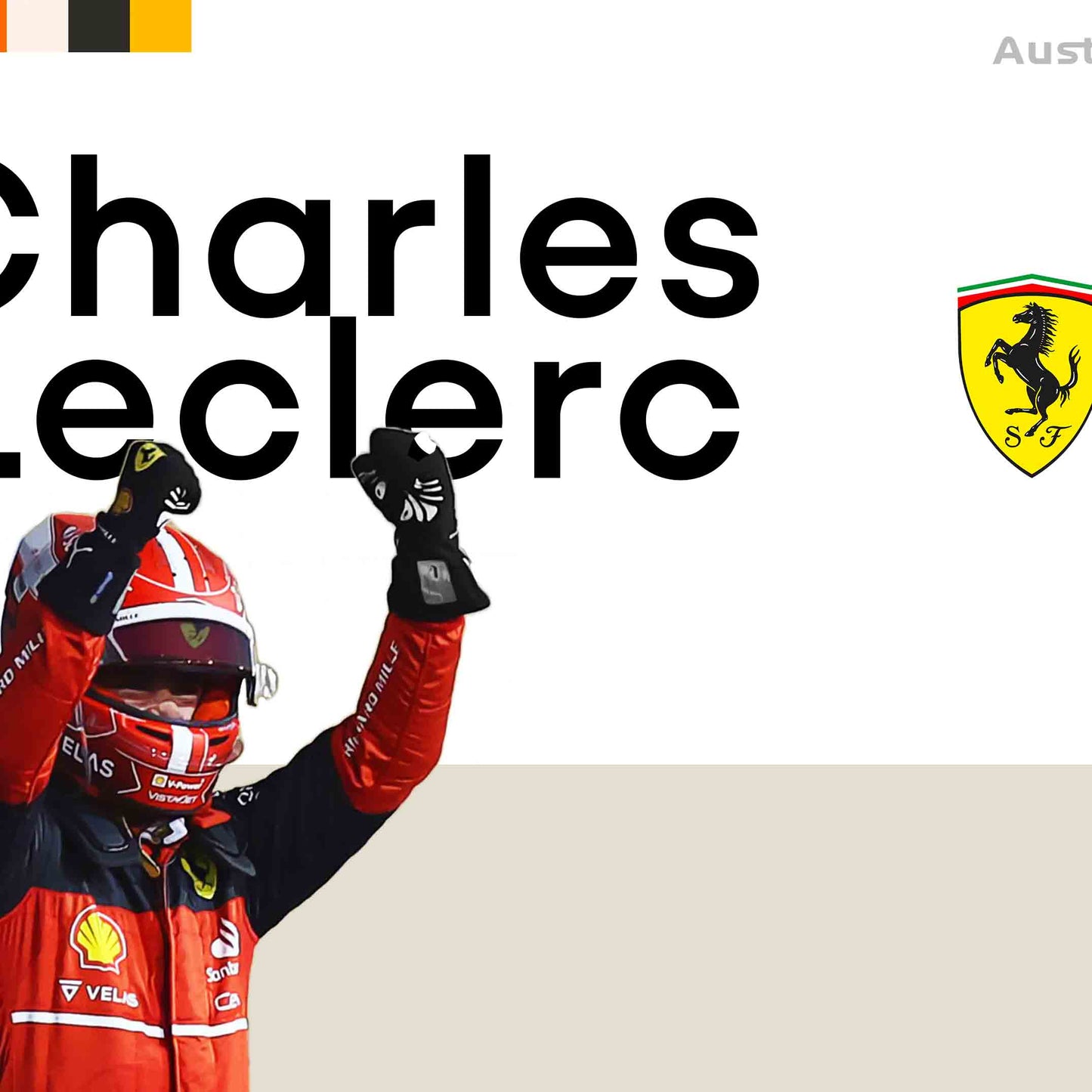 Charles Leclerc 2022 Mid Century Art