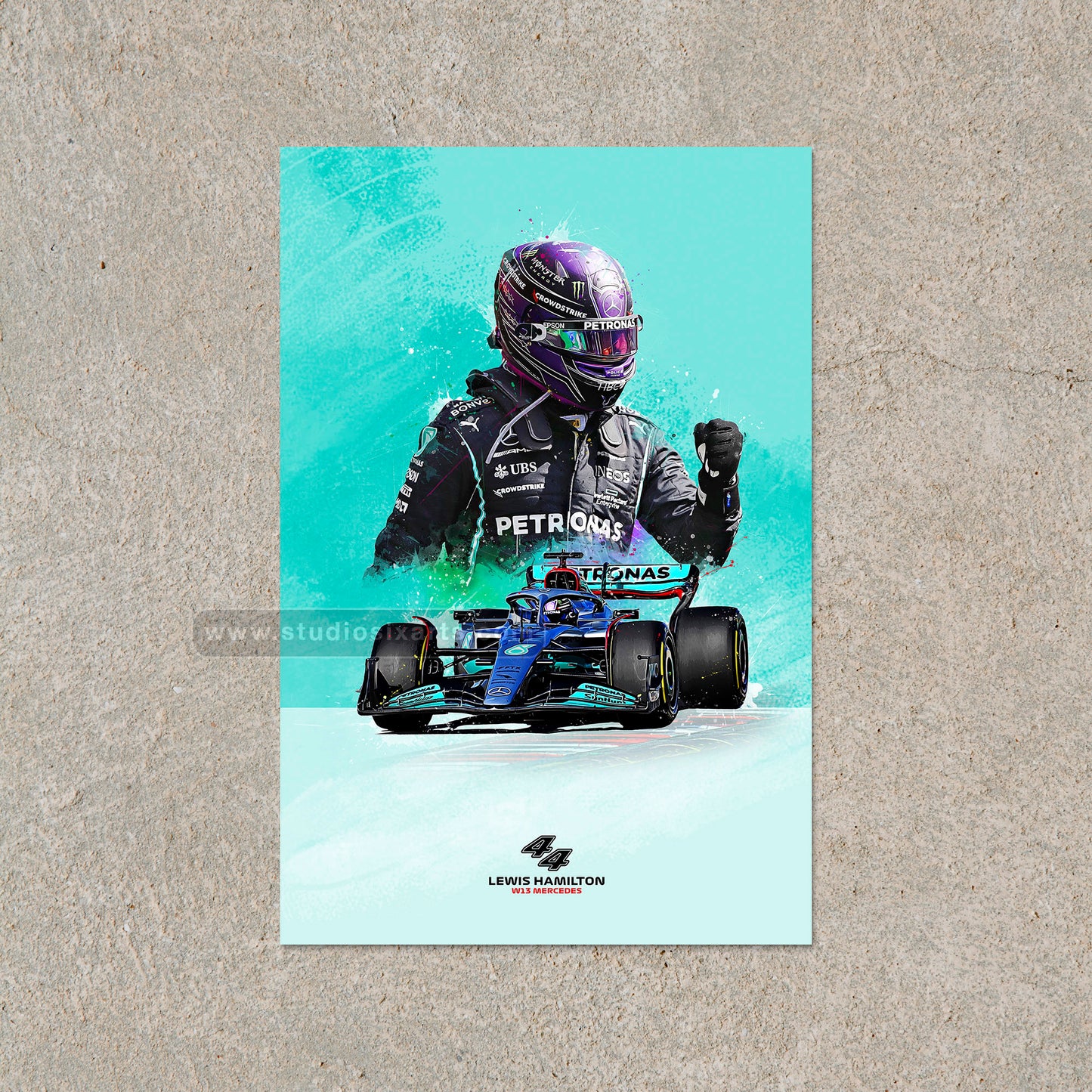 Lewis Hamilton 2022, Green