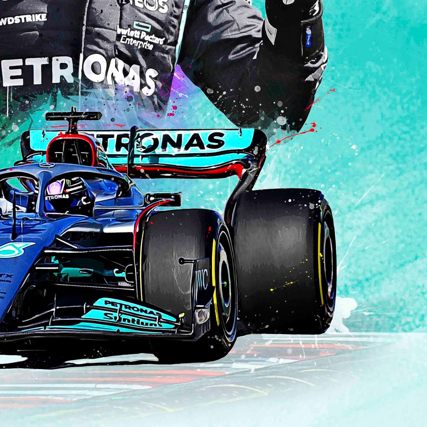 Lewis Hamilton 2022, Green