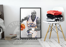 Load image into Gallery viewer, Karl Malone Poster and Canvas, Utah Basketball Print
