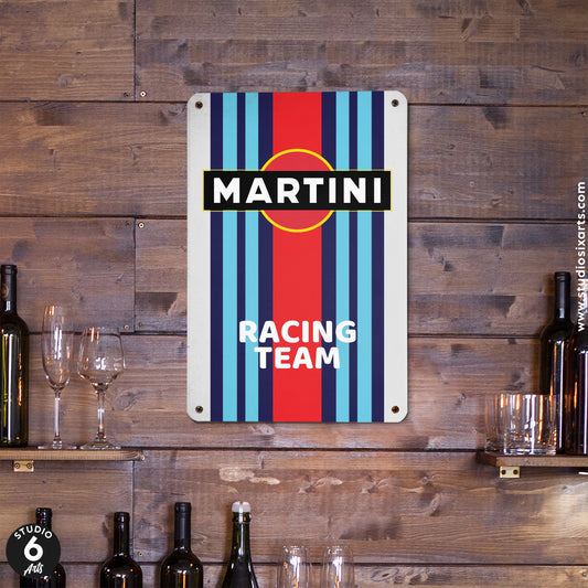 Martini Racing Metal Sign