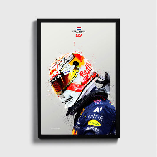 Max Verstappen 2021 Champ RB16 F1 Decor, F1 Print