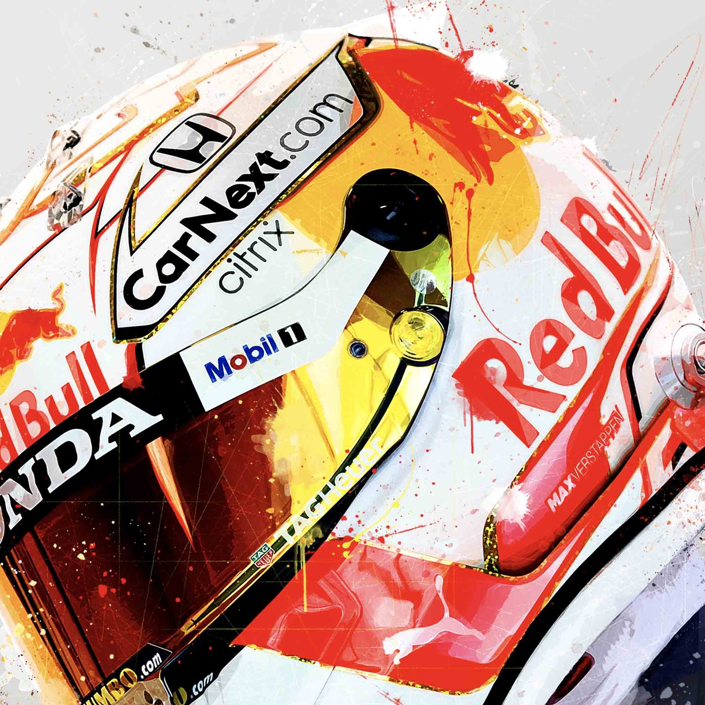 Max Verstappen 2021 Champ RB16 F1 Decor, F1 Print
