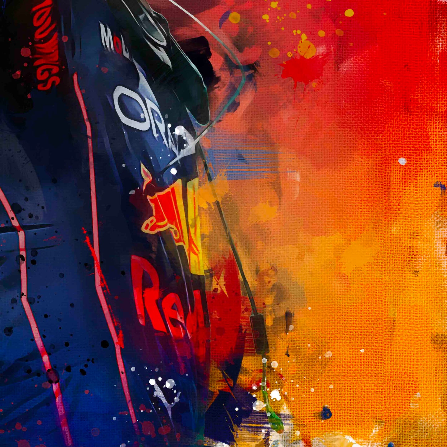 Max Verstappen Poster and Canvas, F1 Decor, F1 Driver Print