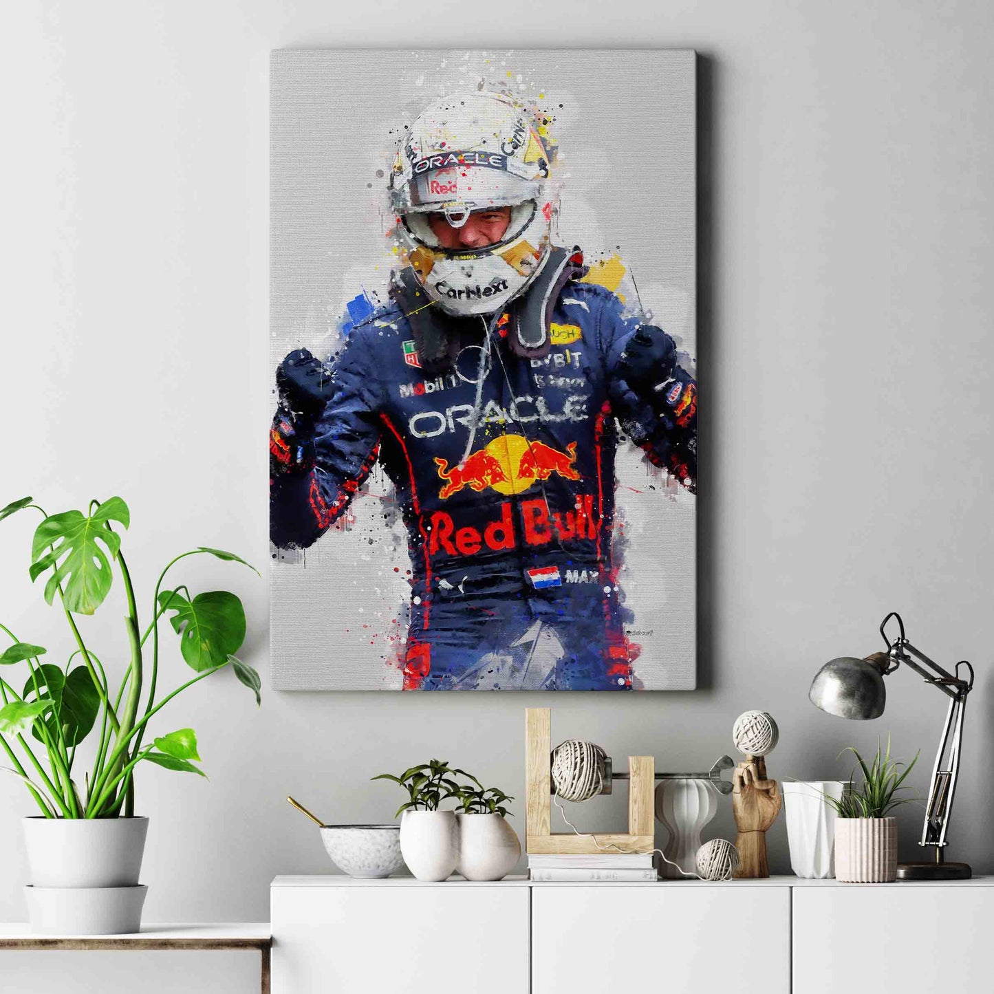 Max Verstappen 2022 Poster and Canvas, F1 Decor, F1 Driver Print