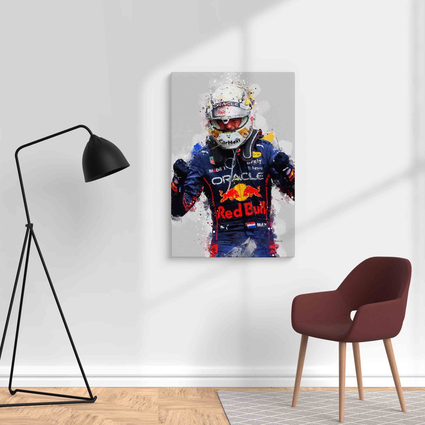 Max Verstappen 2022 Poster and Canvas, F1 Decor, F1 Driver Print