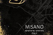 Load image into Gallery viewer, Misano World Circuit Poster, Race Map Print
