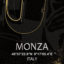 Load image into Gallery viewer, Monza GP, Race Map Print
