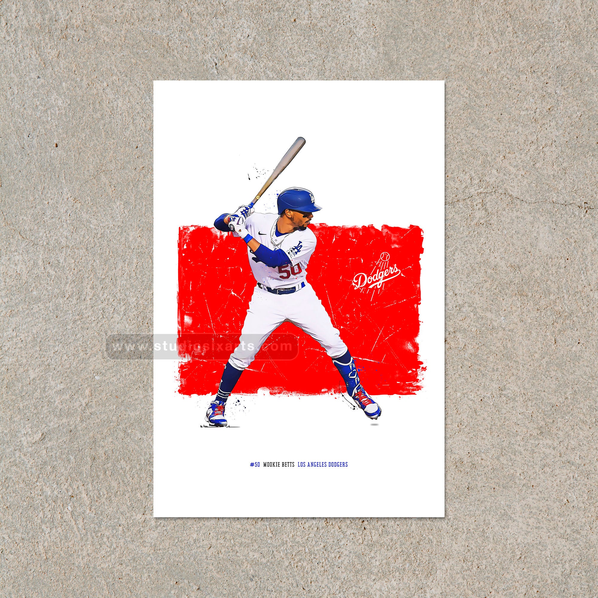 Mookie Betts Boston Red Sox Sports Poster Fan Art Sports 