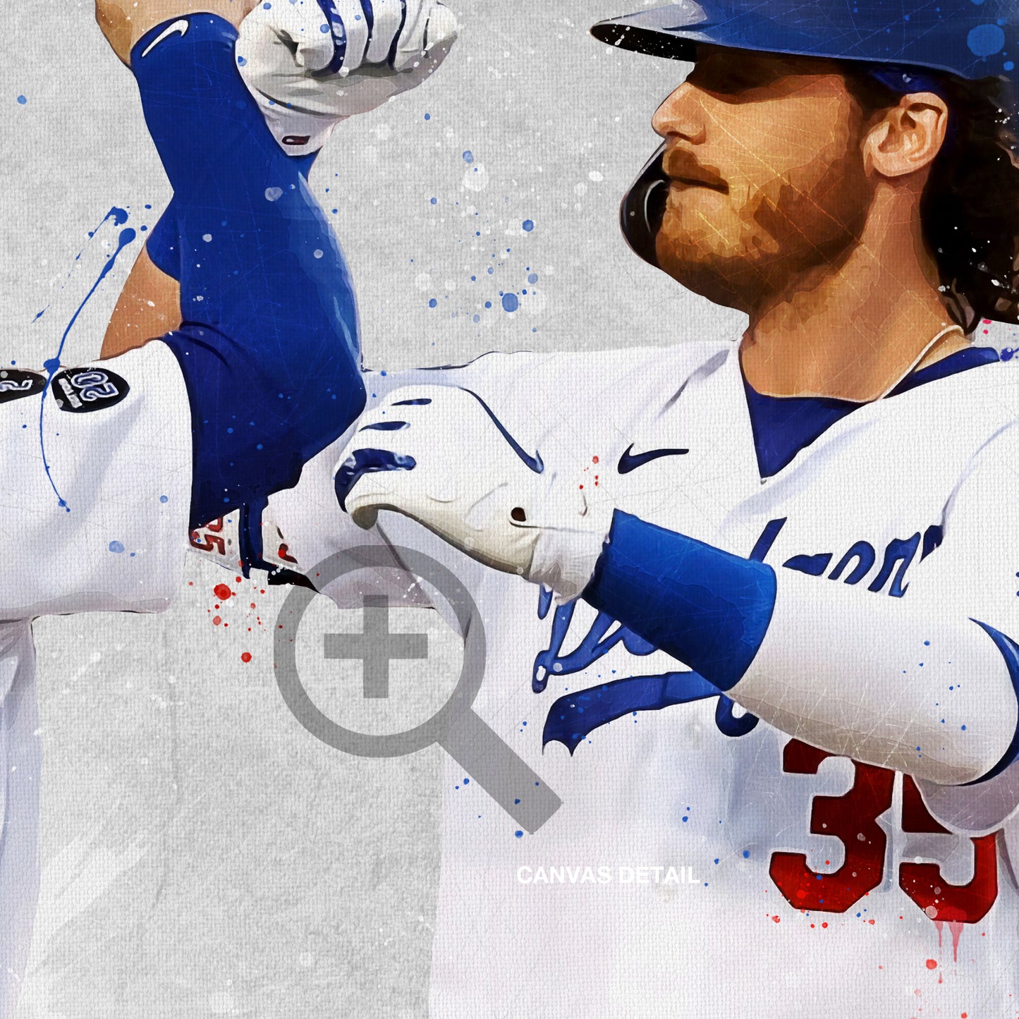 Mike Muncy & Cody Belinger Baseball Print, MLB Wall Decor