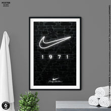 Load image into Gallery viewer, Historical Nike Poster, Kids Room Art, Neon
