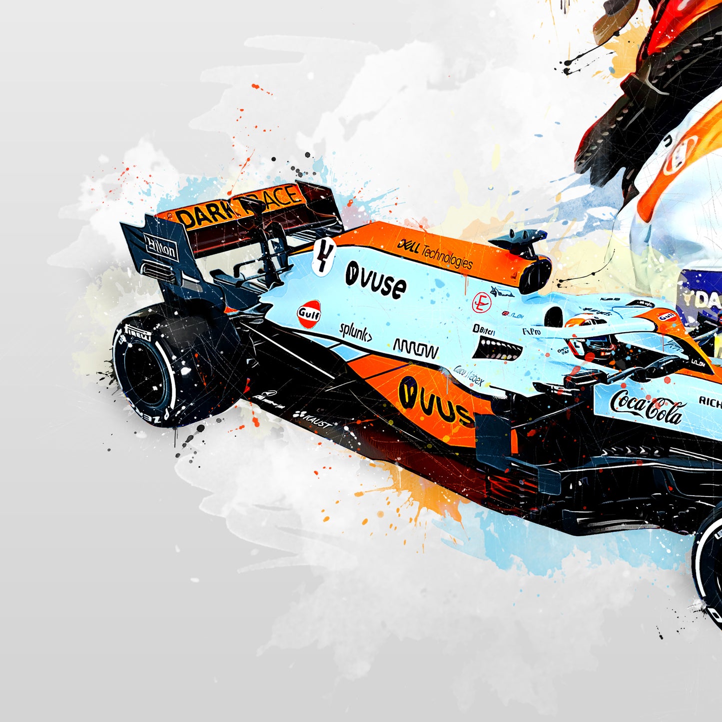 Lando Norris McLaren Monaco 2021