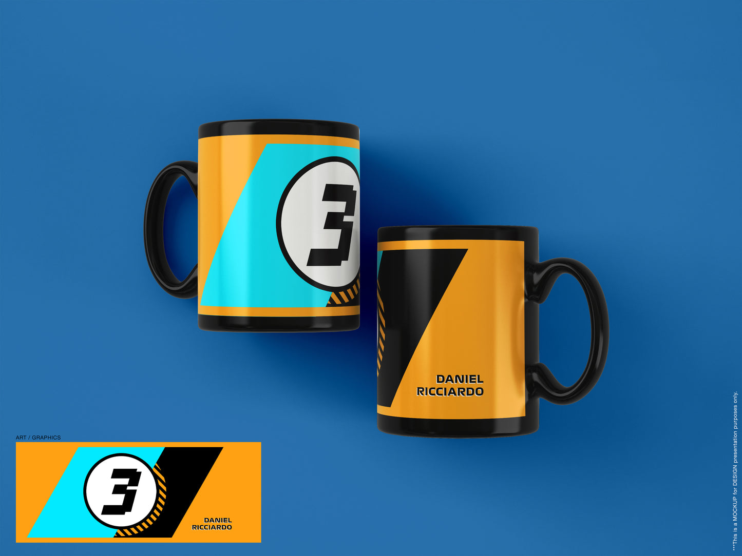 Gulf McLaren #3 Inspired Formula 1 Mug