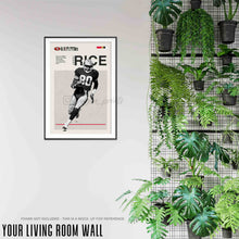 Load image into Gallery viewer, Jerry Rice 49ers NFL Mid Century Modern
