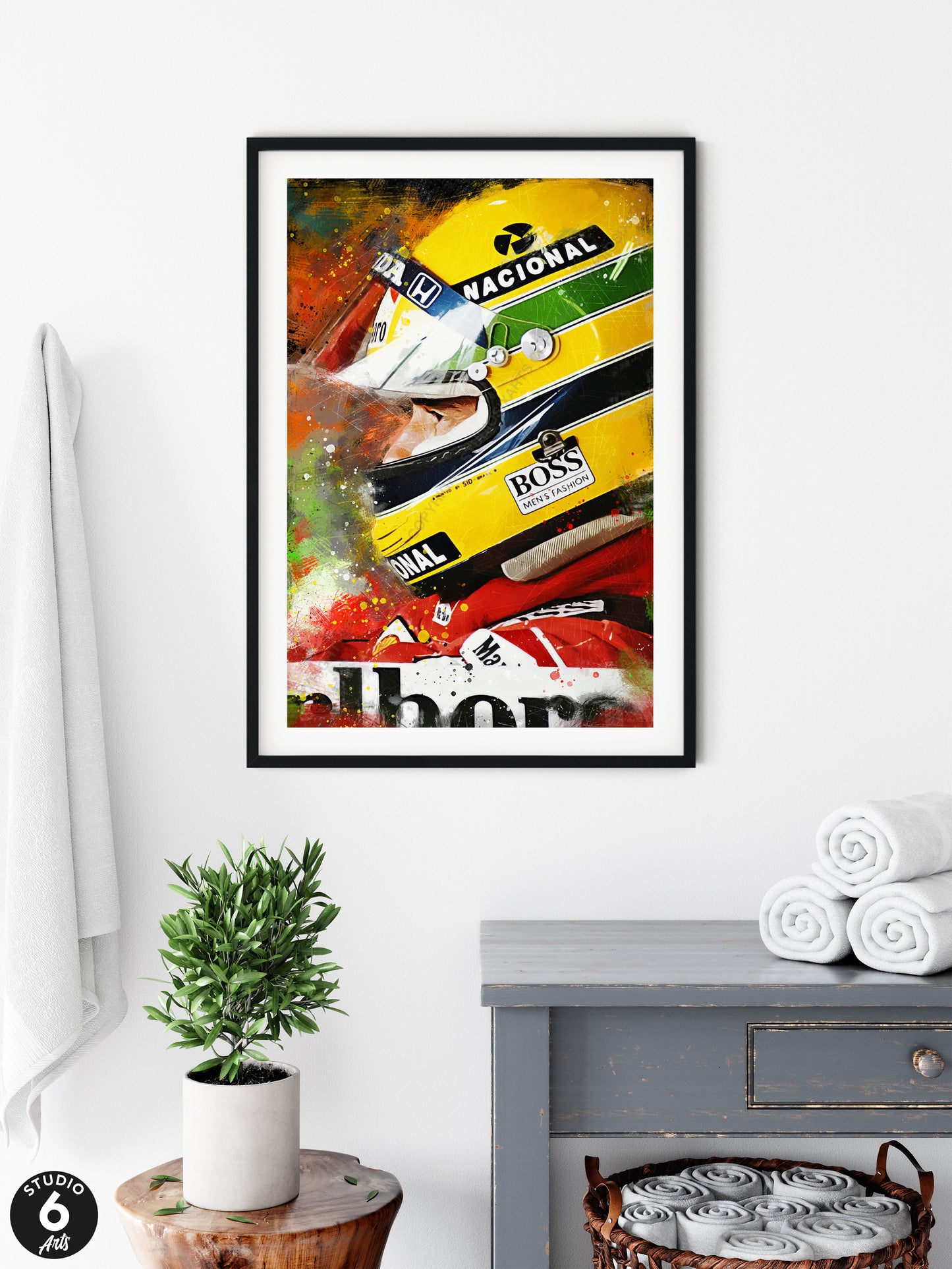 Ayrton Senna Ferrari F1