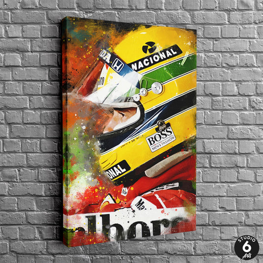 Ayrton Senna Ferrari F1