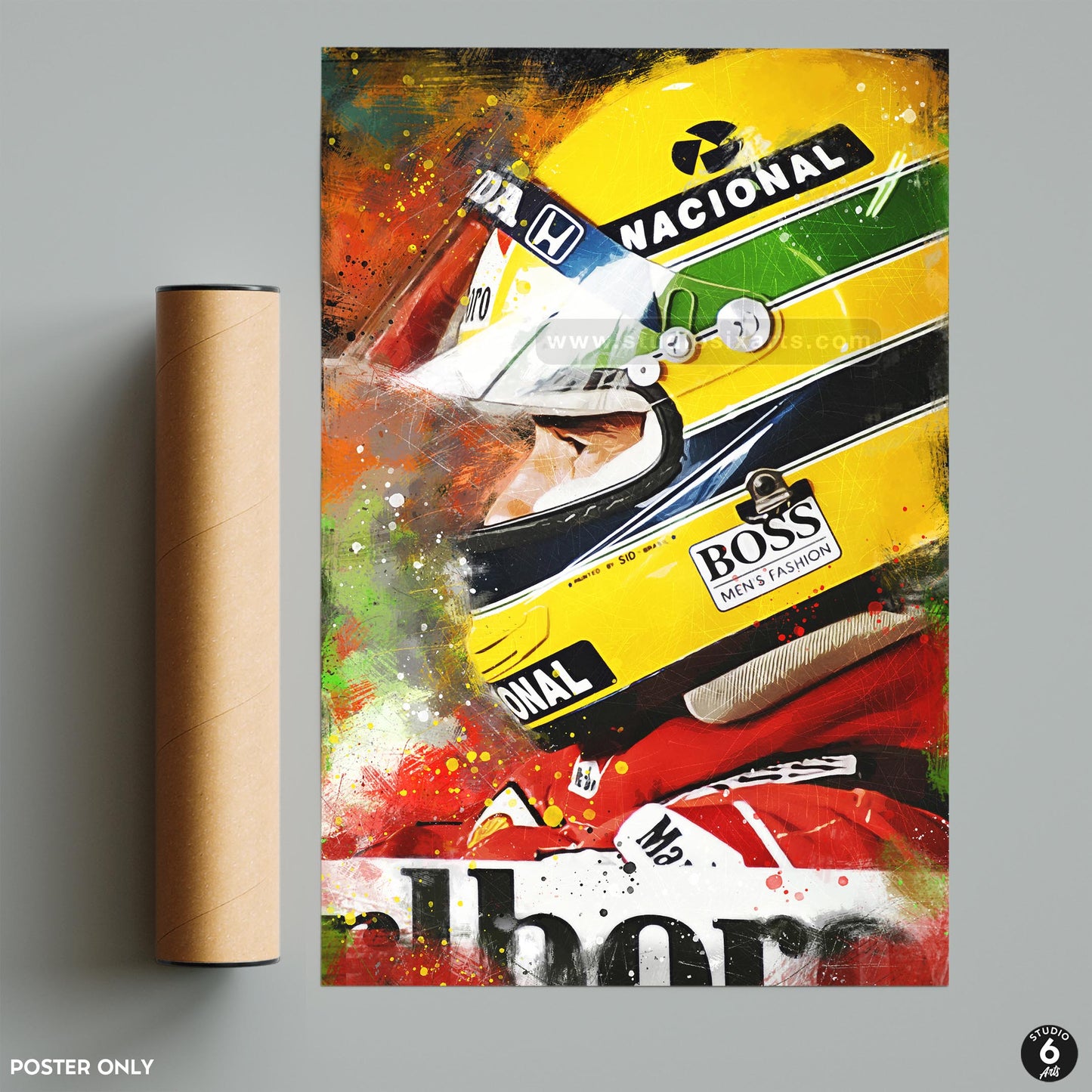Ayrton Senna Ferrari F1
