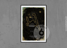 Load image into Gallery viewer, Shanghai Audi International Circuit Poster, Race Map Print

