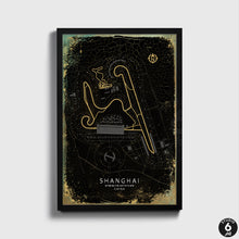 Load image into Gallery viewer, Shanghai Audi International Circuit Poster, Race Map Print
