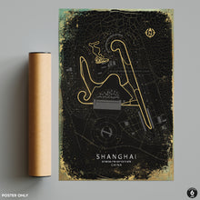 Load image into Gallery viewer, Shanghai Audi International Circuit Poster, Race Map Print
