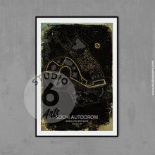 Load image into Gallery viewer, Sochi Autodrom Racing Track Poster, Race Map Print

