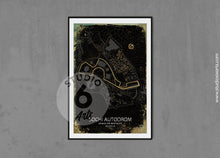 Load image into Gallery viewer, Sochi Autodrom Racing Track Poster, Race Map Print
