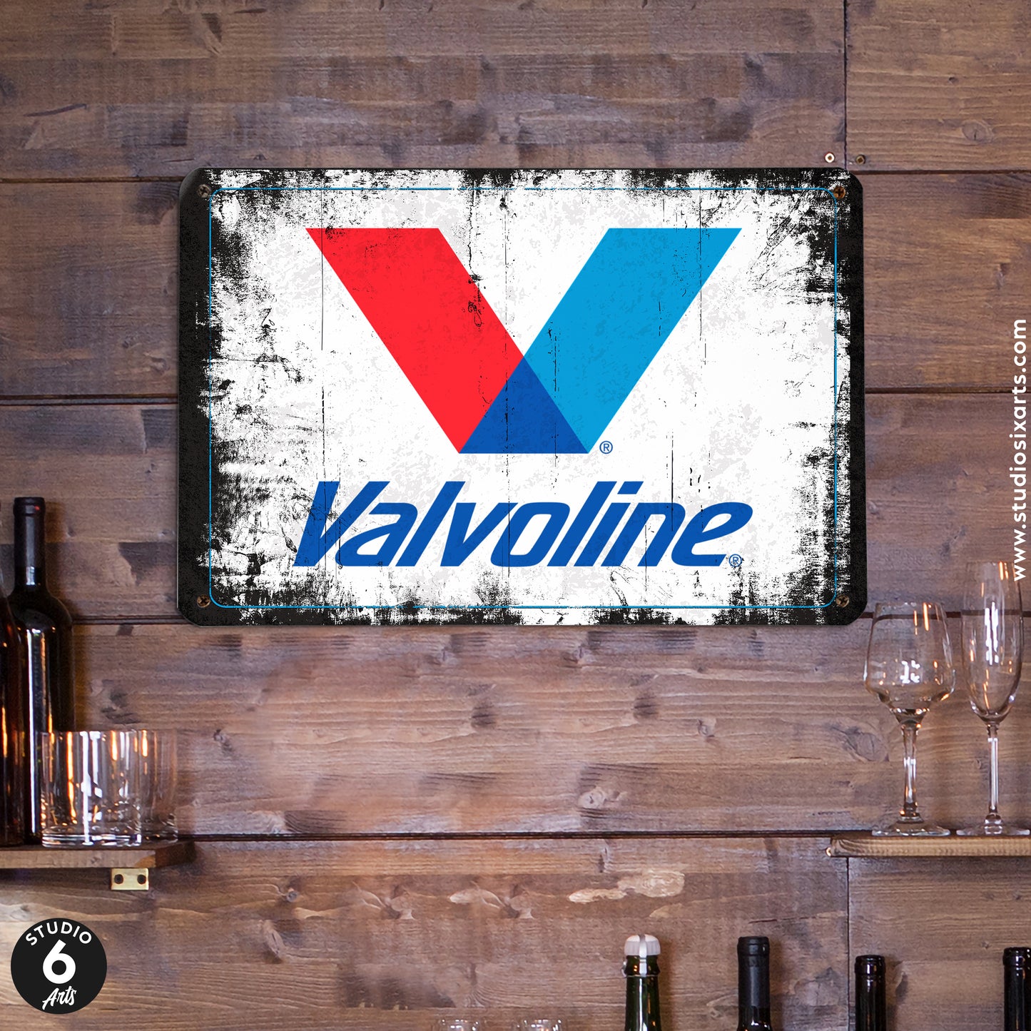 Valvoline Gas Vintage Metal Sign