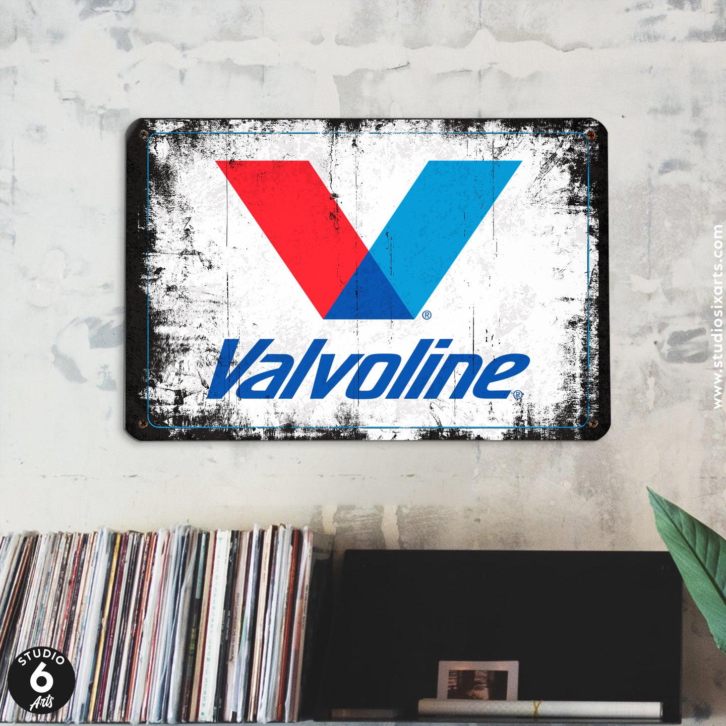 Valvoline Gas Vintage Metal Sign