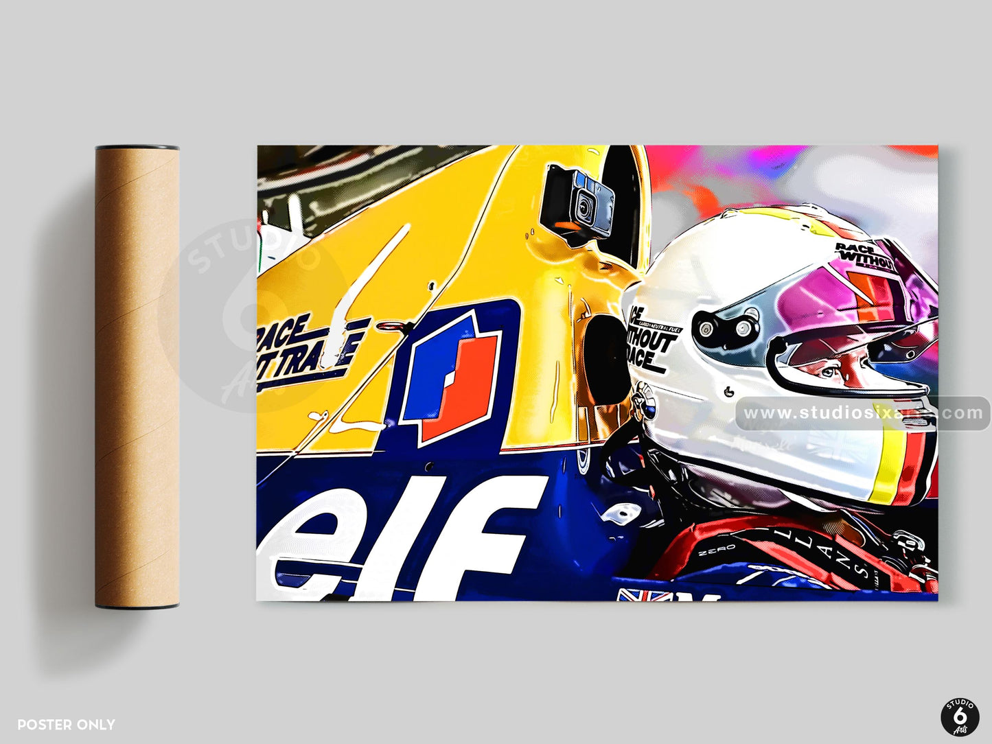 Sebastian Driving Mansell's F1