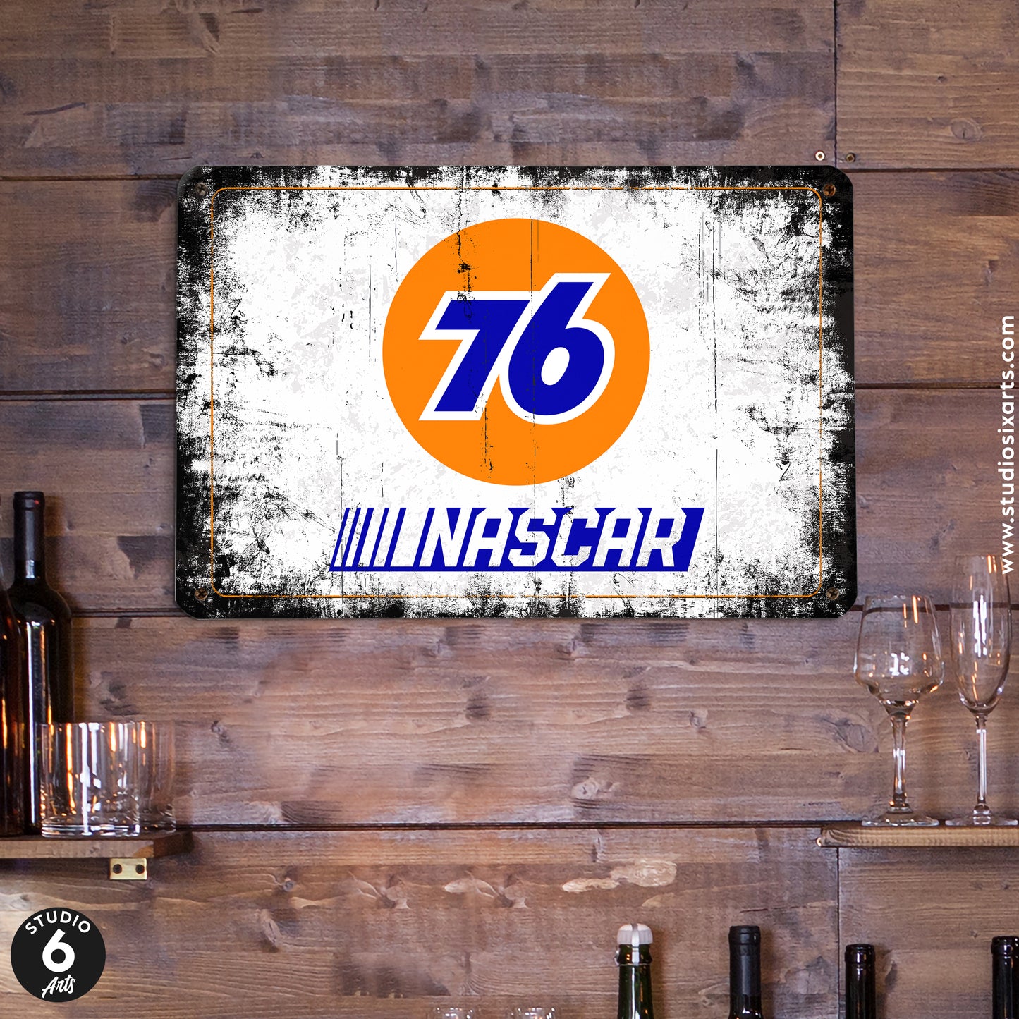 Vintage 76 Oil Sign - Metal Decor