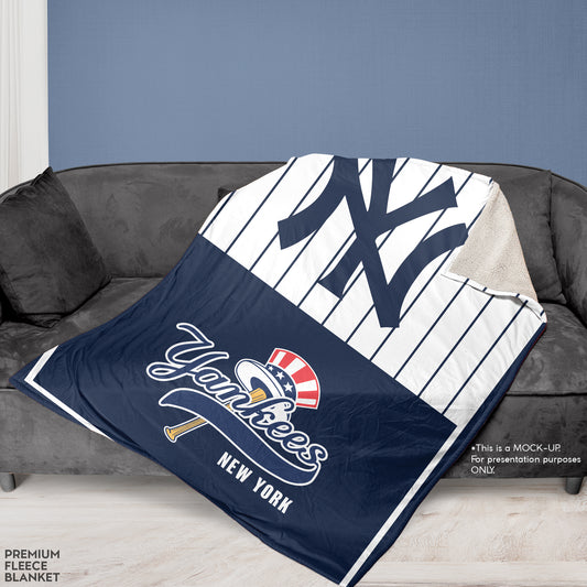 Yankees Blanket - Plush Fleece Soft Blanket