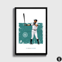 Load image into Gallery viewer, Ichiro Suzuki Poster and Canvas, Padres Baseball Print, MLB Wall Decor
