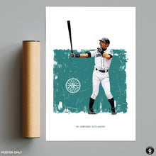 Load image into Gallery viewer, Ichiro Suzuki Poster and Canvas, Padres Baseball Print, MLB Wall Decor

